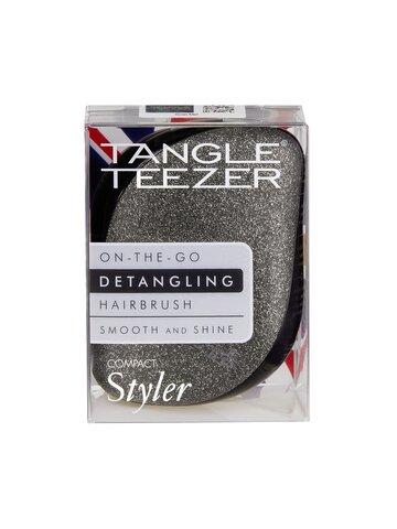 TT110 Tangle Teezer Compact Styler Black Sparkle Hairbrush-1